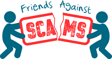 Friends against scams homepage button