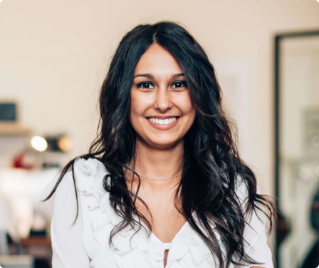 Girl smiling