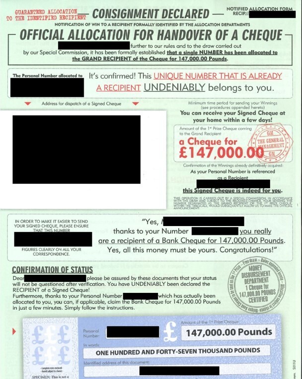 Friends Against Scams - Signs of a Postal Scam